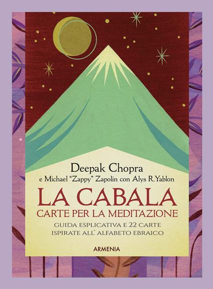 La cabala. Carte per la meditazione. Con 22 Carte - Deepak Chopra,Michael Zapolin,Alys R. Yablon - copertina