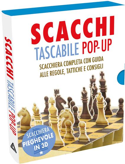 Scacchi. Tascabile pop-up. Con scacchiera pieghevole in 3D - copertina