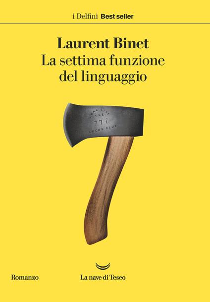 La settima funzione del linguaggio - Laurent Binet - copertina