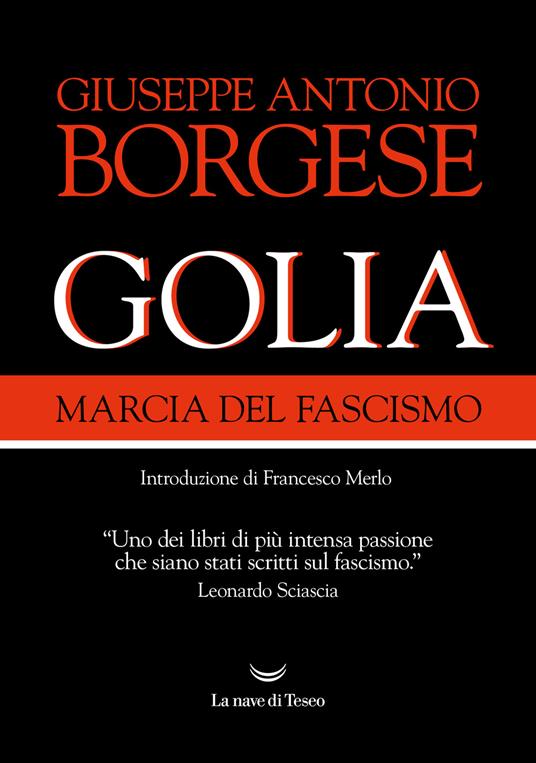 Golia. Marcia del fascismo - Giuseppe Antonio Borgese - copertina