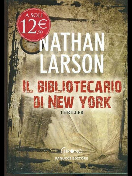 Il bibliotecario di New York - Nathan Larson - copertina