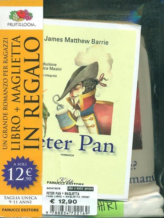 Peter Pan. Ediz. integrale. Con gadget - James Matthew Barrie - copertina