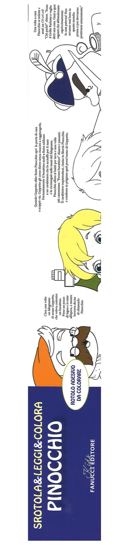 Pinocchio. Srotola & leggi & colora. Ediz. illustrata - copertina