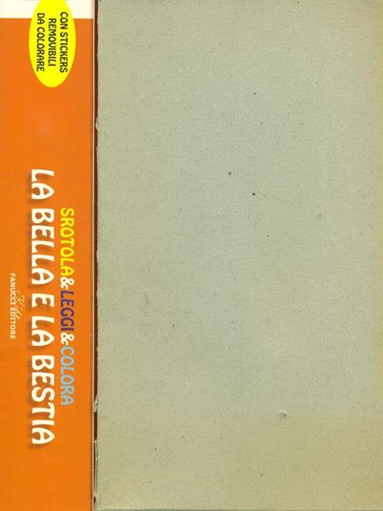 La Bella e la Bestia. Srotola & leggi & colora. Ediz. illustrata - copertina