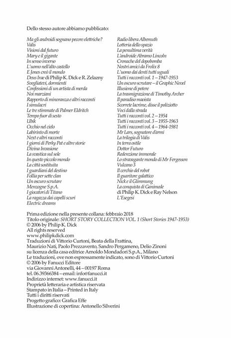 Tutti i racconti (1947-1953). Vol. 1 - Philip K. Dick - 4