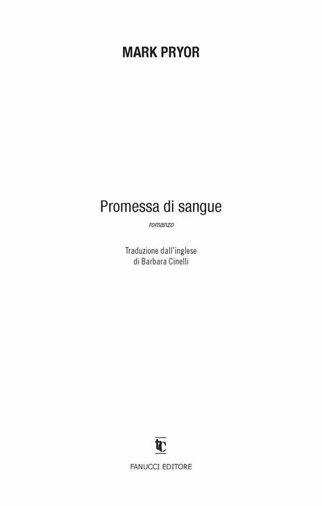 Promessa di sangue - Mark Pryor - 6