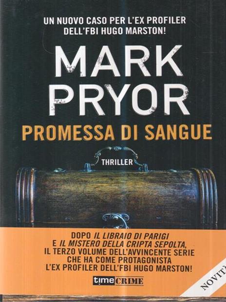 Promessa di sangue - Mark Pryor - copertina