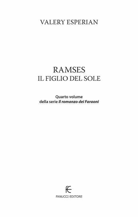 Ramses. Il figlio del sole - Valery Esperian - 5