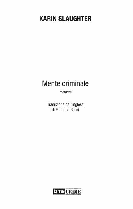 Mente criminale - Karin Slaughter - 5