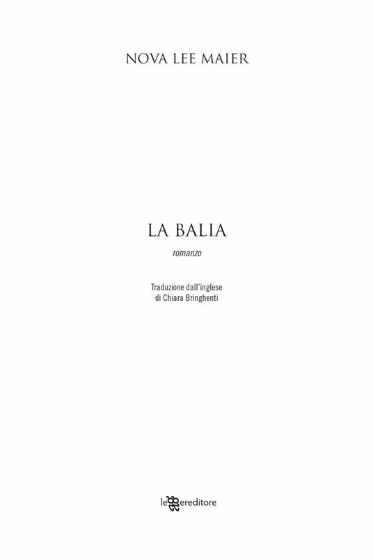 La balia - Nova Lee Maier - 3