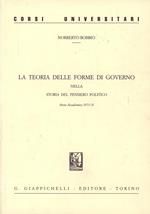 La teoria delle forme di governo nella storia del pensiero politico