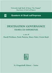 Libro Destination governance. Teoria ed esperienze 