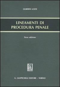 Lineamenti di procedura penale - Gilberto Lozzi - copertina