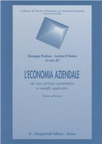 L'economia aziendale nei suoi principi parametrici e modelli applicativi - copertina