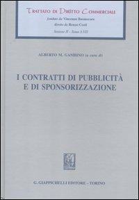 I contratti di pubblicità e di sponsorizzazione - copertina