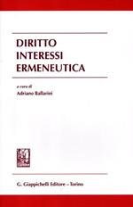 Diritto interessi ermeneutica