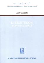 Le restituzioni contrattuali