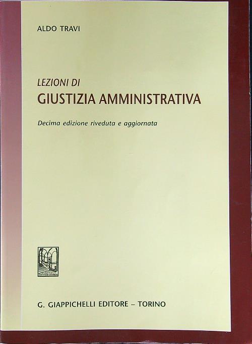 Lezioni di giustizia amministrativa