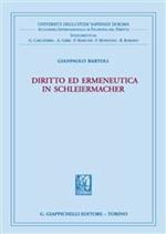 Diritto ed ermeneutica in Schleiermacher