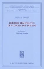 Percorsi ermeneutici di filosofia del diritto. Vol. 1