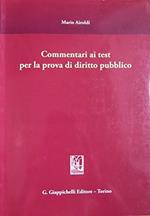 Commentari ai test per la prova di diritto pubblico