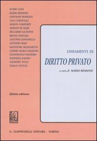 Lineamenti di diritto privato - copertina