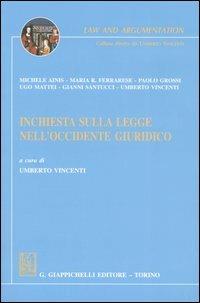 Inchiesta sulla legge nell'Occidente giuridico - copertina