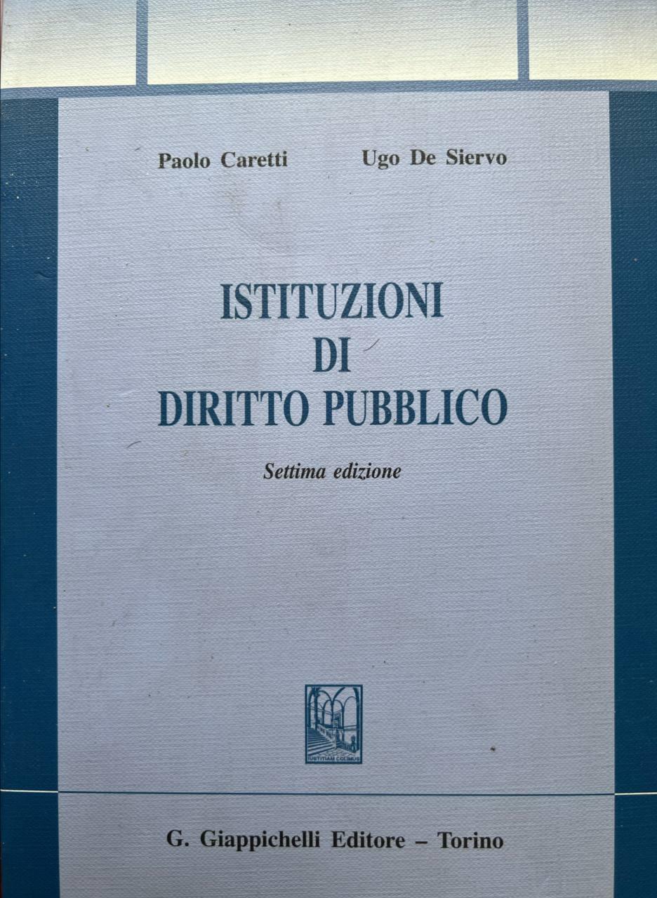 Istituzioni di diritto pubblico