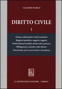Diritto civile. Vol. 1 - Claudio Turco - copertina
