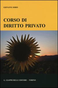 Corso di diritto privato - Giovanni Iorio - copertina