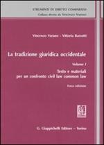La tradizione giuridica occidentale. Con CD-ROM. Vol. 1: Testo e materiali per un confronto civil law common law.