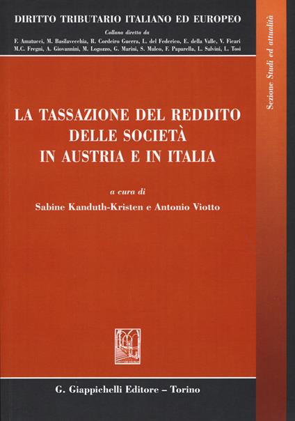 La tassazione del reddito delle società in Austria e in Italia - copertina