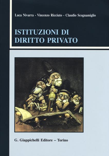 Istituzioni di diritto privato - Luca Nivarra,Vincenzo Ricciuto,Claudio Scognamiglio - copertina