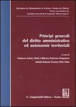 Principi generali del diritto amministrativo ed autonomie territoriali