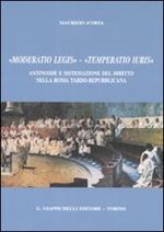 «Moderatio legis», «Temperatio iuris». Antinomie e sistemazione del diritto nella Roma tardo-repubblicana