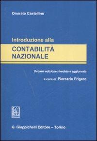 Introduzione alla contabilità nazionale - Onorato Castellino - copertina