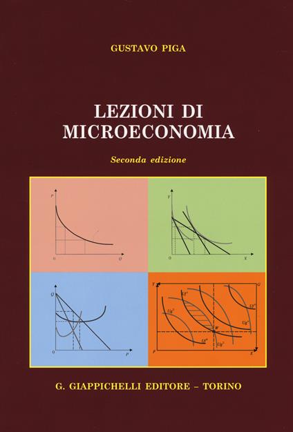 Lezioni di microeconomia - Gustavo Piga - copertina