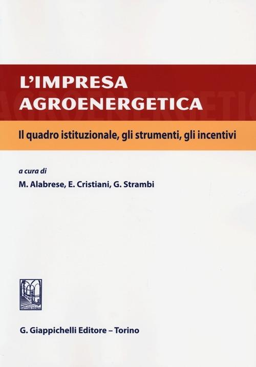 L'impresa agroenergetica. Il quadro istituzionale, gli strumenti, gli incentivi - copertina