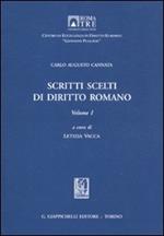 Scritti scelti di diritto romano. Vol. 1