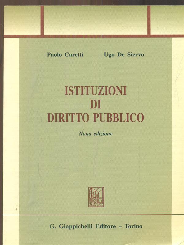 Istituzioni di diritto pubblico