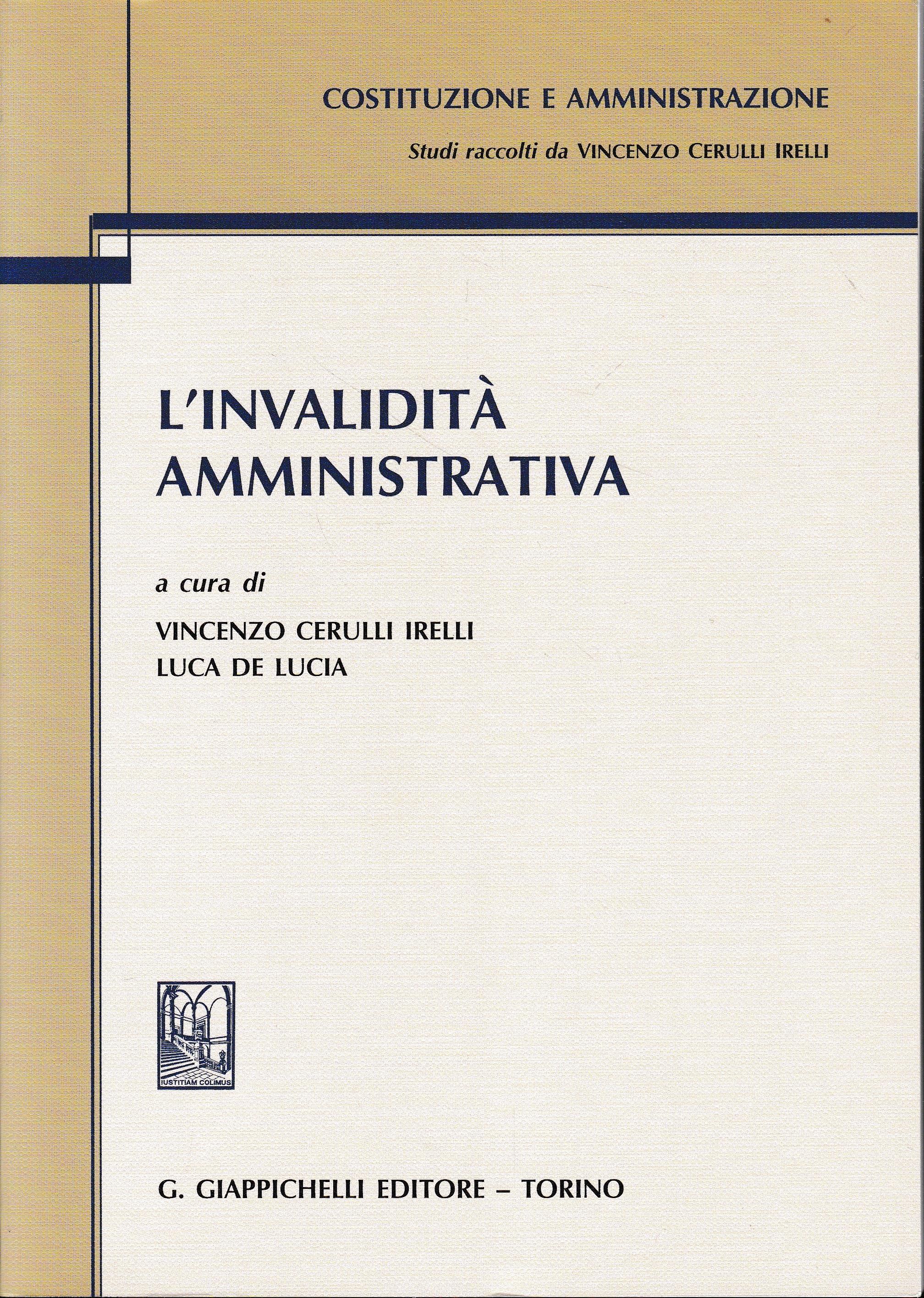 L'invalidità amministrativa