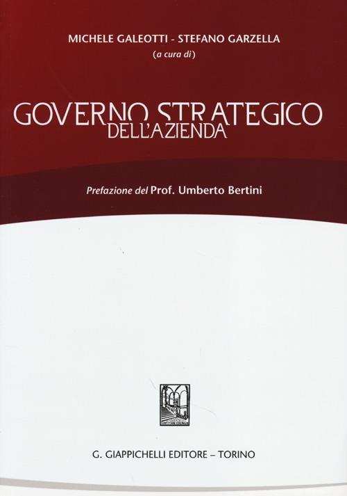Governo strategico dell'azienda - copertina