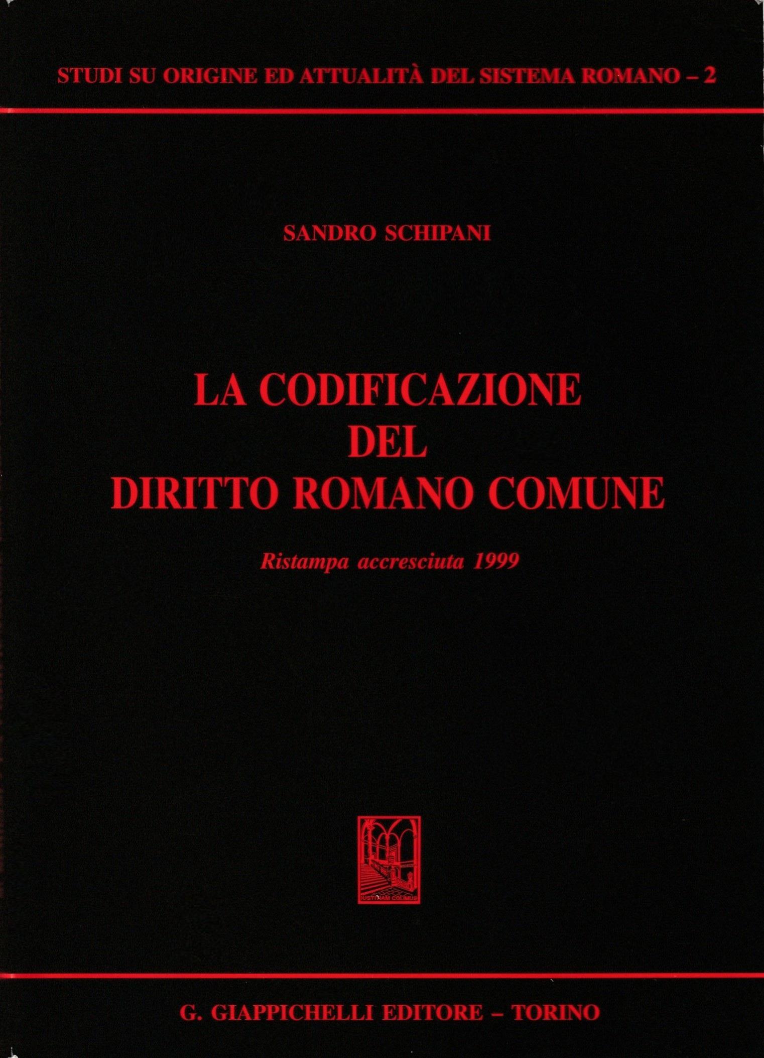 La codificazione del diritto romano comune