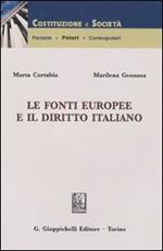 Le fonti europee e il diritto italiano