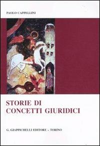 Storie di concetti giuridici - Paolo Cappellini - copertina