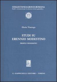 Studi su Erennio Modestino. Profili biografici - Gloria Viarengo - copertina