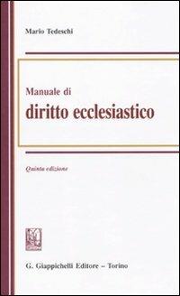 Manuale di diritto ecclesiastico - Mario Tedeschi - copertina