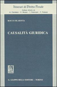 Causalità giuridica - Rocco Blaiotta - copertina