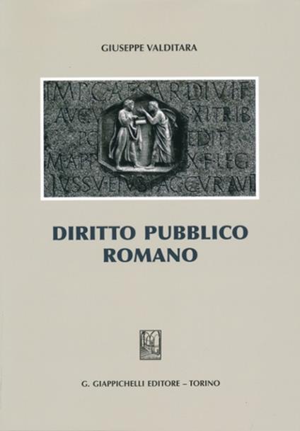 Diritto pubblico romano - Giuseppe Valditara - copertina