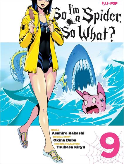 So I'm a spider, so what?. Vol. 9 - Okina Baba,Asahiro Kakashi - copertina